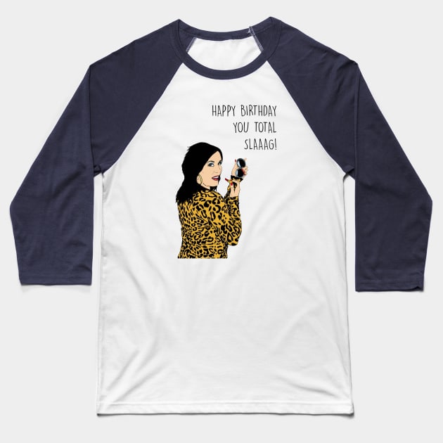 KAT SLATER HBD Baseball T-Shirt by Poppy and Mabel